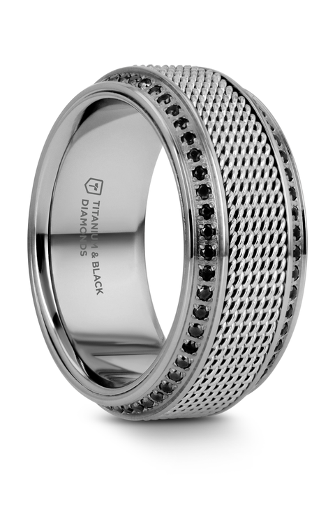Gauntlet Steel Chain Titanium Wedding Ring