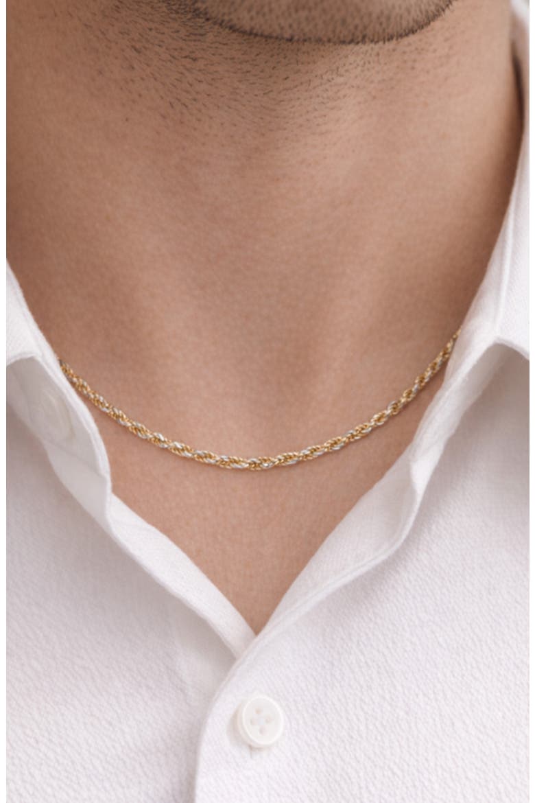 Rope Chain Necklace, Alternate, color, GOLD