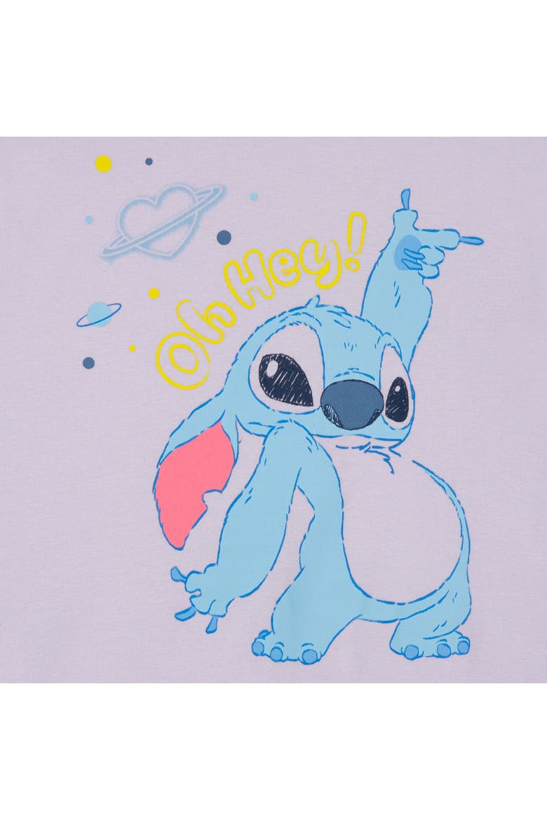 Lilo & Stitch 2-Piece Fleece Sweatshirt and Leggings Set, Alternate, color, Stitch Lilac Blue