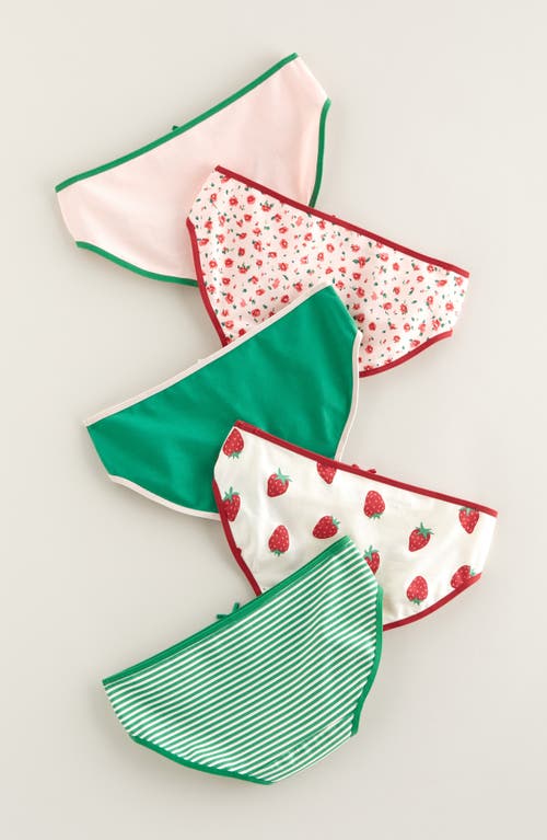 NORDSTROM NORDSTROM KIDS' ASSORTED 5-PACK HIPSTER BRIEFS