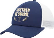 adidas Men's adidas Navy Georgia Tech Yellow Jackets Phrase Foam Front Trucker Adjustable Hat