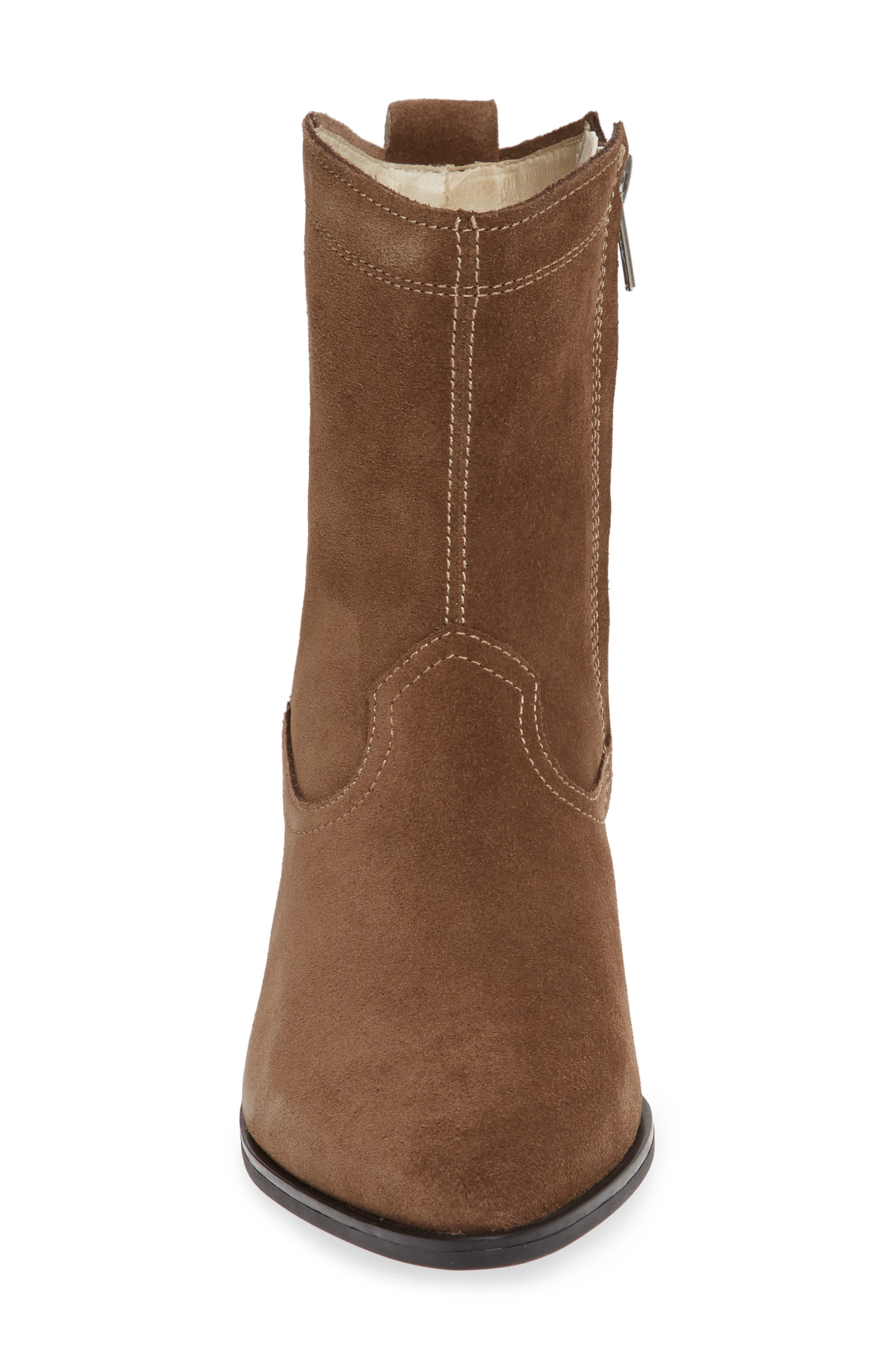 Emily Bootie, Alternate, color, TAUPE SUEDE