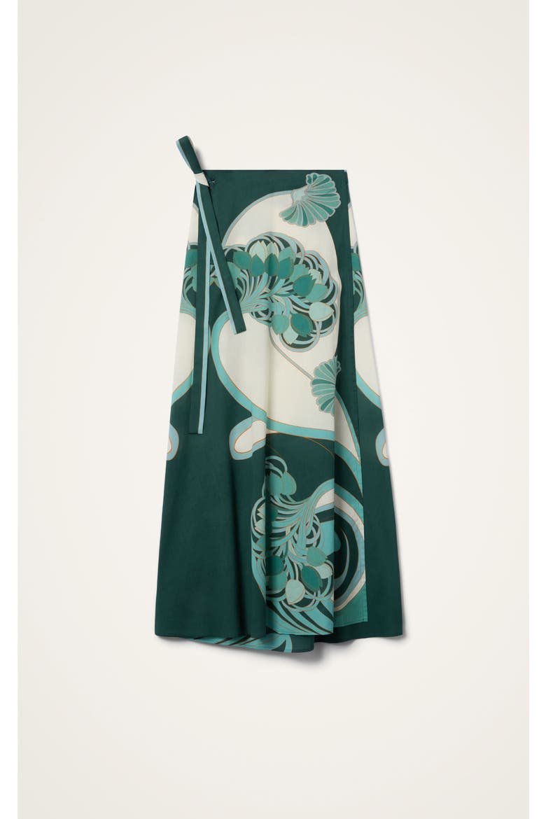 Sarong Skirt, Alternate, color, Blooming Tulip Placée Menta