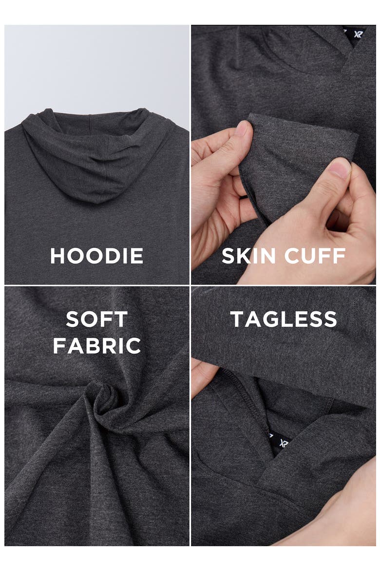 Kids' 3-Pack Hooded Long Sleeve Cotton T-Shirts, Alternate, color, GREY/ LIGHT HEATHER GREY/WHITE