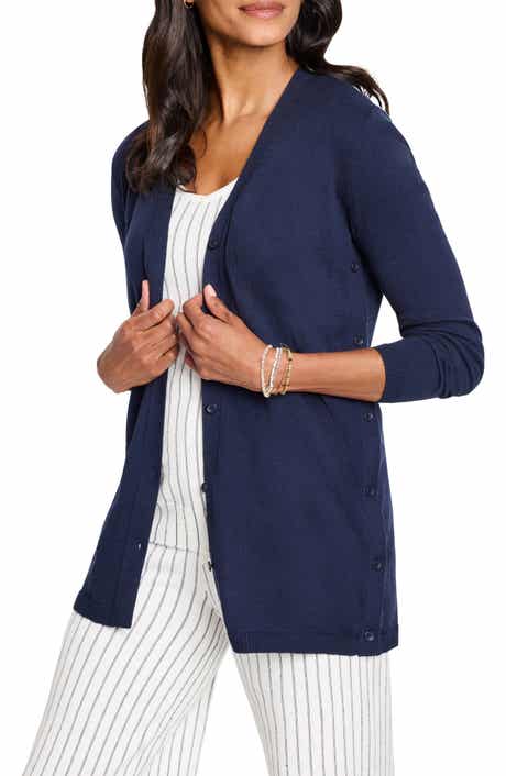 NIC+ZOE Destination Side Button Cardigan