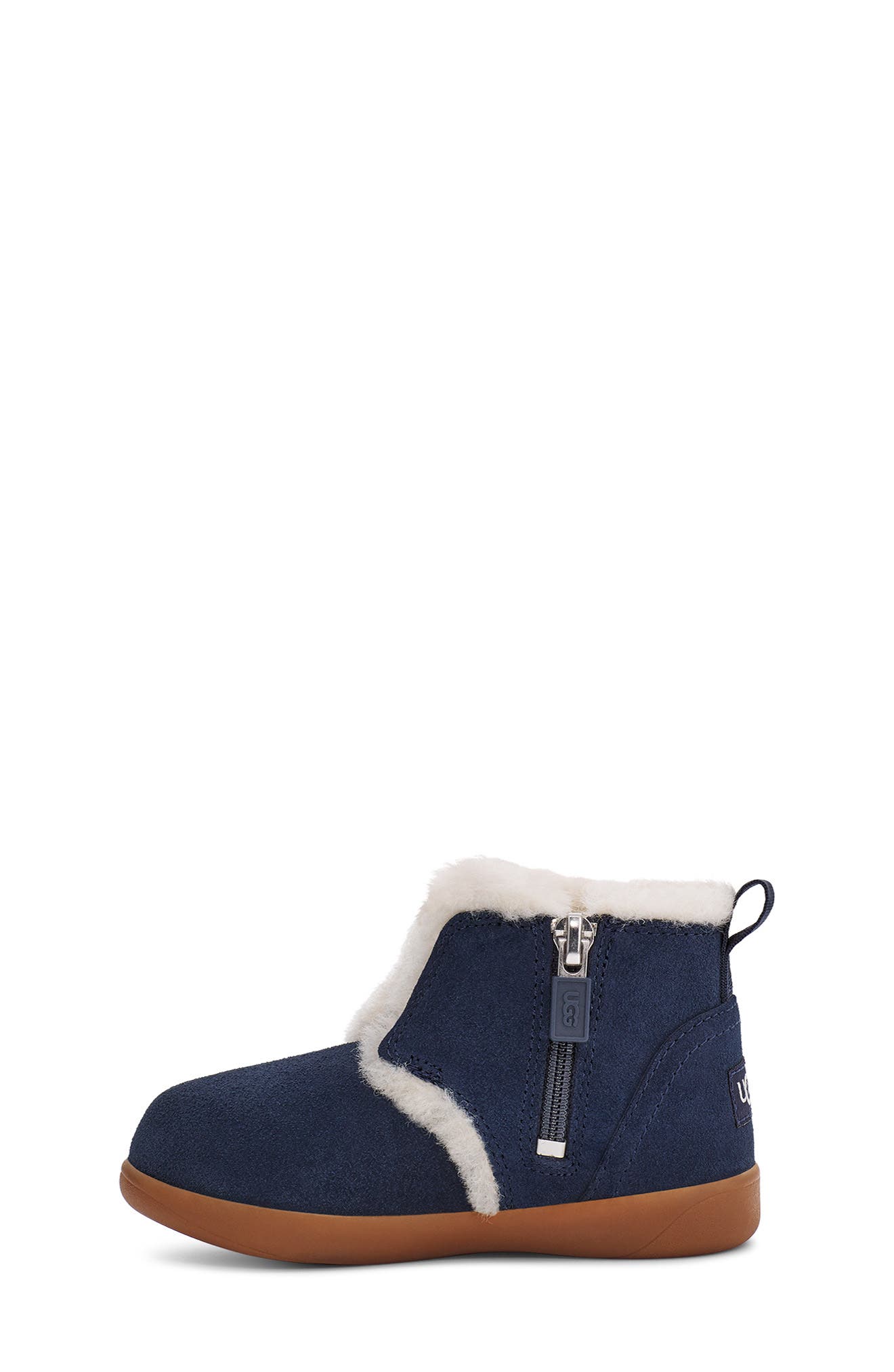 Daden Bootie, Alternate, color, NAVY SUEDE