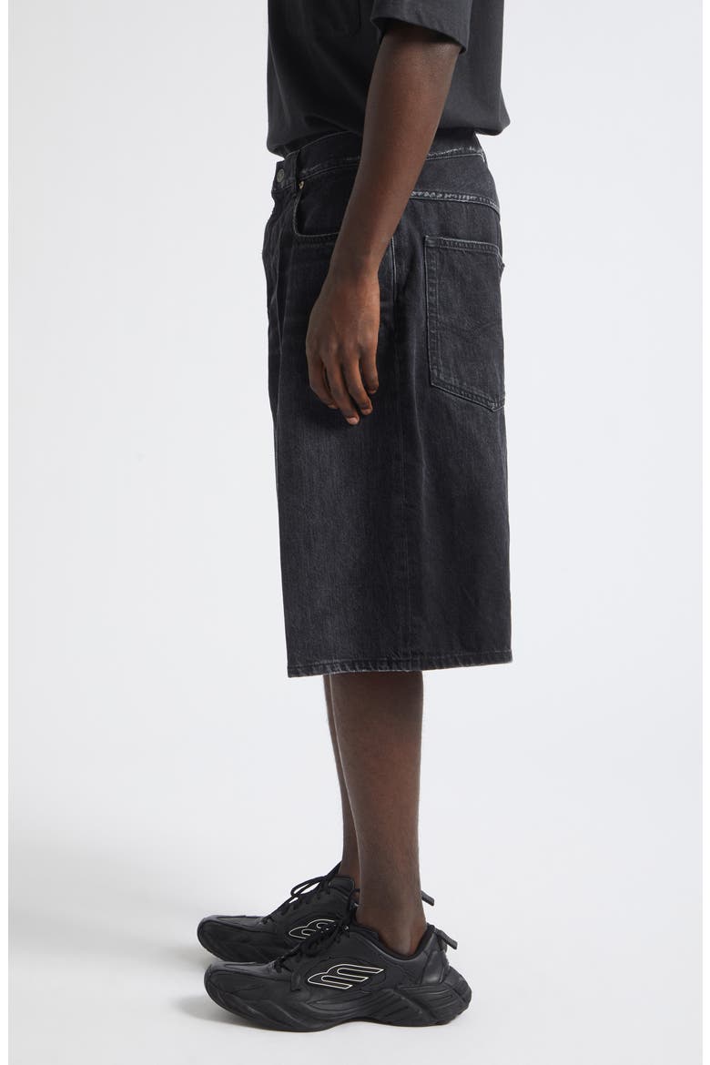 Stay Press Denim Shorts, Alternate, color, 1000 BLACK