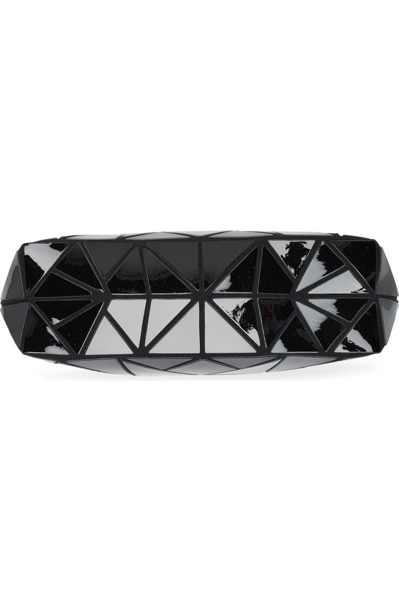 PATRIZIA LUCA Slanted Square Convertible Clutch, Alternate, color, Shiny Black