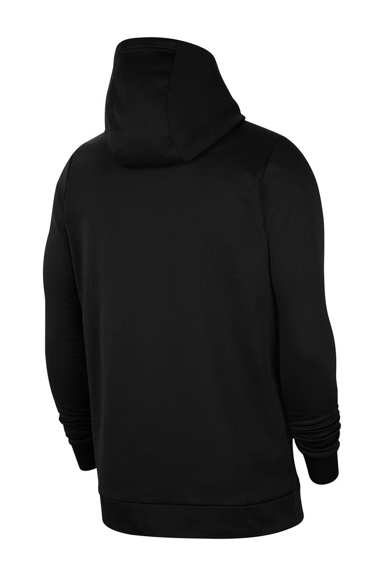 Therma Full Zip Hooded Jacket, Alternate, color, BLACK/D GREY