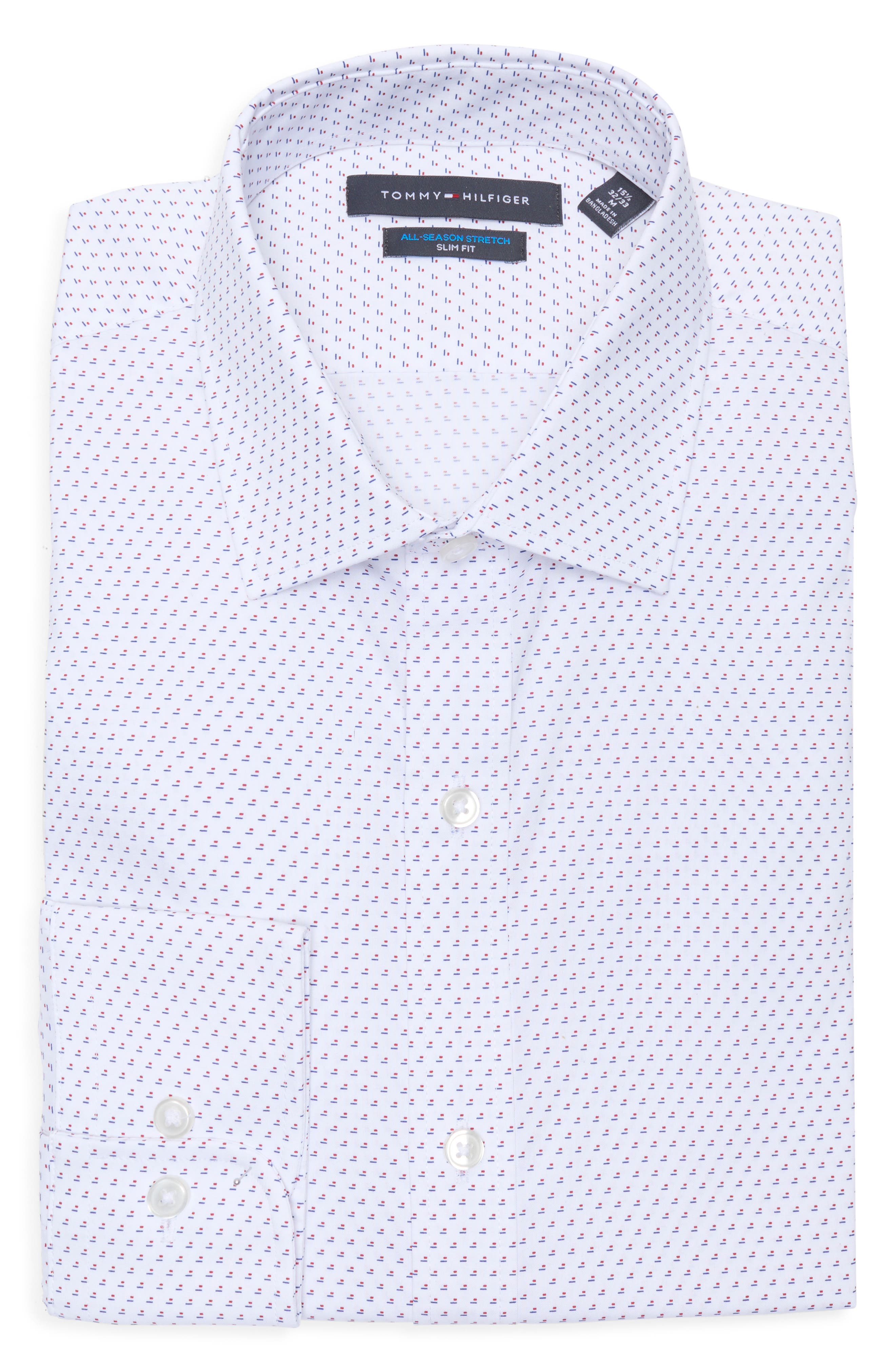 Tommy Hilfiger All Season Slim Fit Dress Shirt