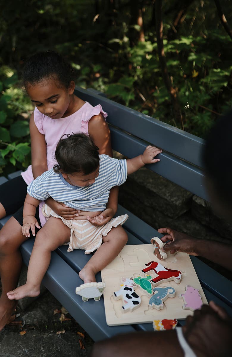 Mushie Wooden Farm Puzzle, Alternate, color, Misc