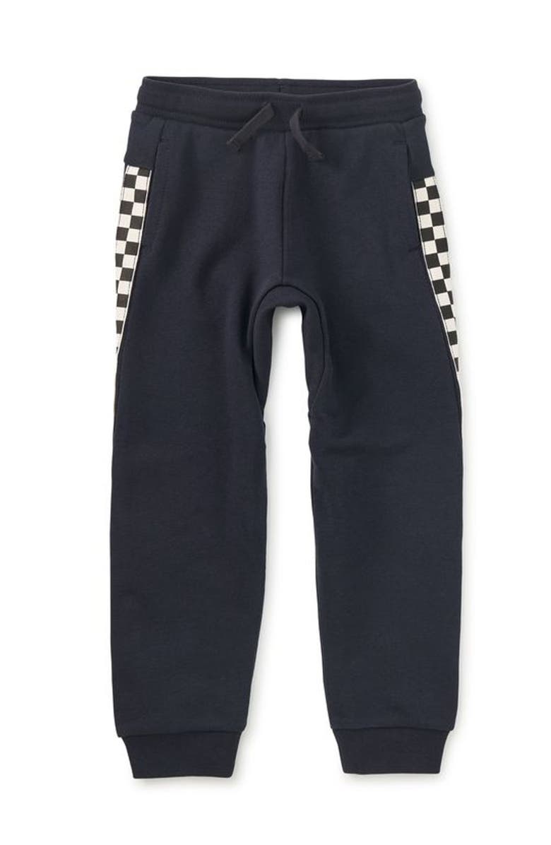 Tea Collection Blue Stripe-Out Joggers, Main, color, Indigo