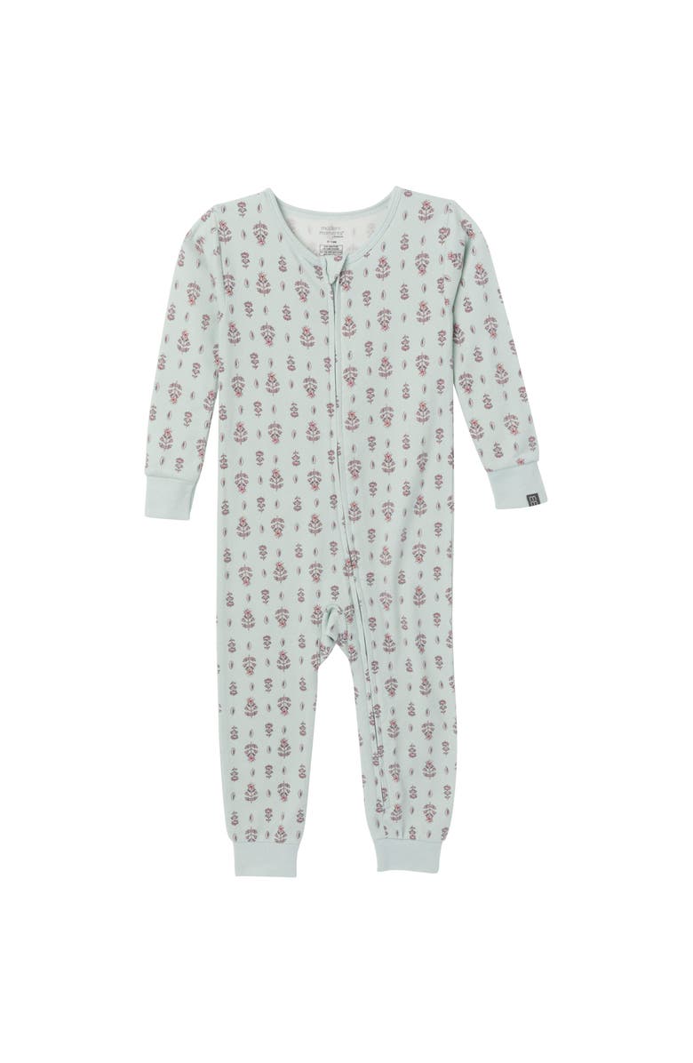 Modern Moments<sup>™</sup> by Gerber Hacci Comfort Unionsuit, Main, color, Light Green Fleur