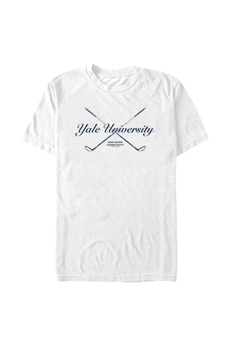 Men's Yale University New Haven University Golf  Graphic T-Shirt, Main, color, White