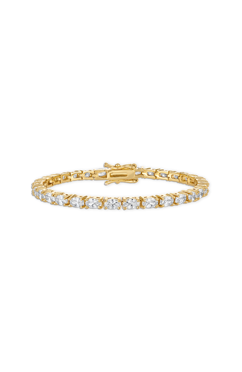 Alexa Leigh Oval Tennis Bracelet, Main, color, Yellow Gold