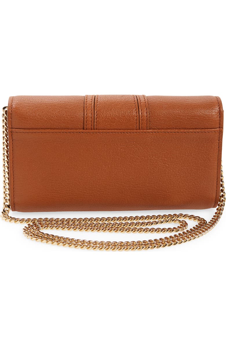 See by Chloé Hana Large Leather Wallet on a Chain, Alternate, color,