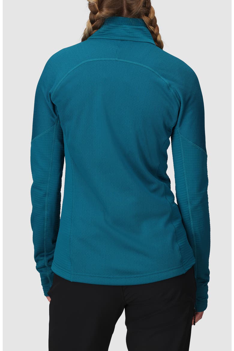 Deviator Fleece Half Zip Pullover, Alternate, color, AURORA