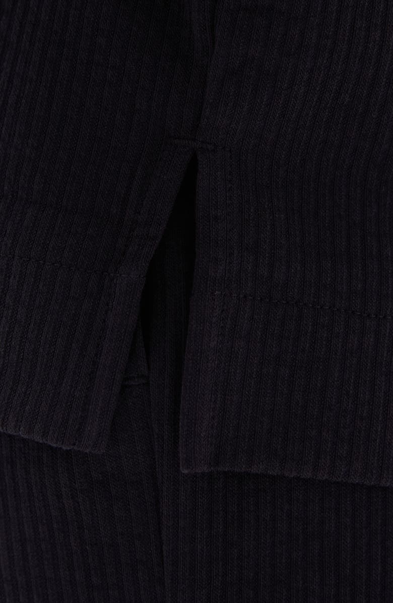 Bugatchi Camp Collar Short Sleeve Button-Up Shirt, Alternate, color, Black