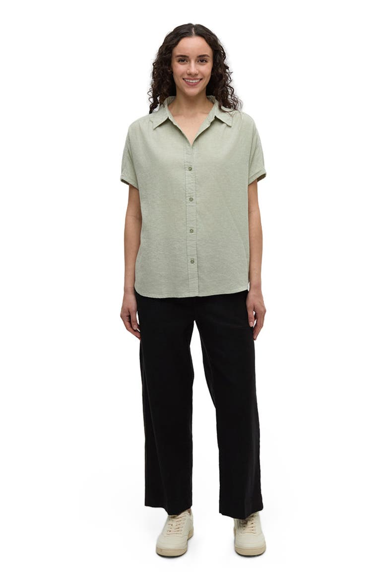 Magnolia Shirt, Main, color, Light Moss