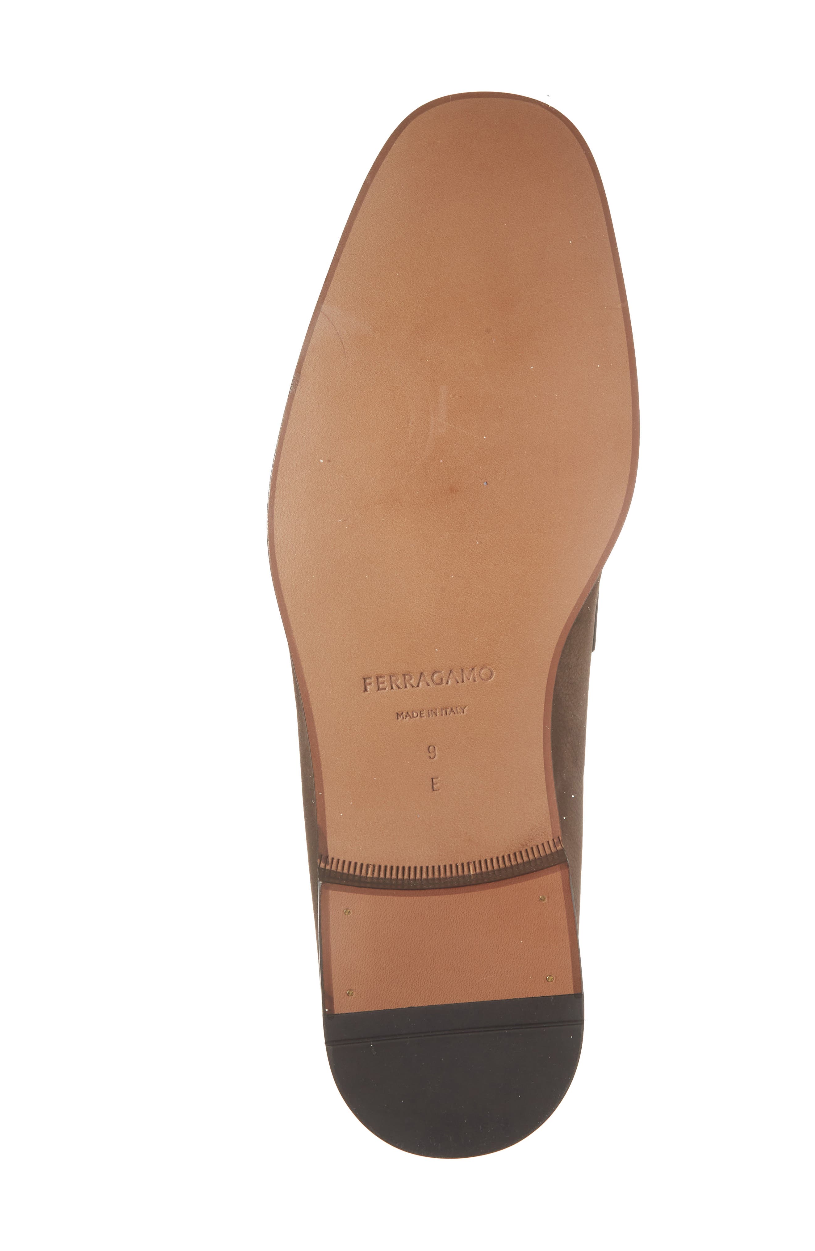 FERRAGAMO Balty Double Gancio Bit Loafer, Alternate, color, Bark Moro Biscotto