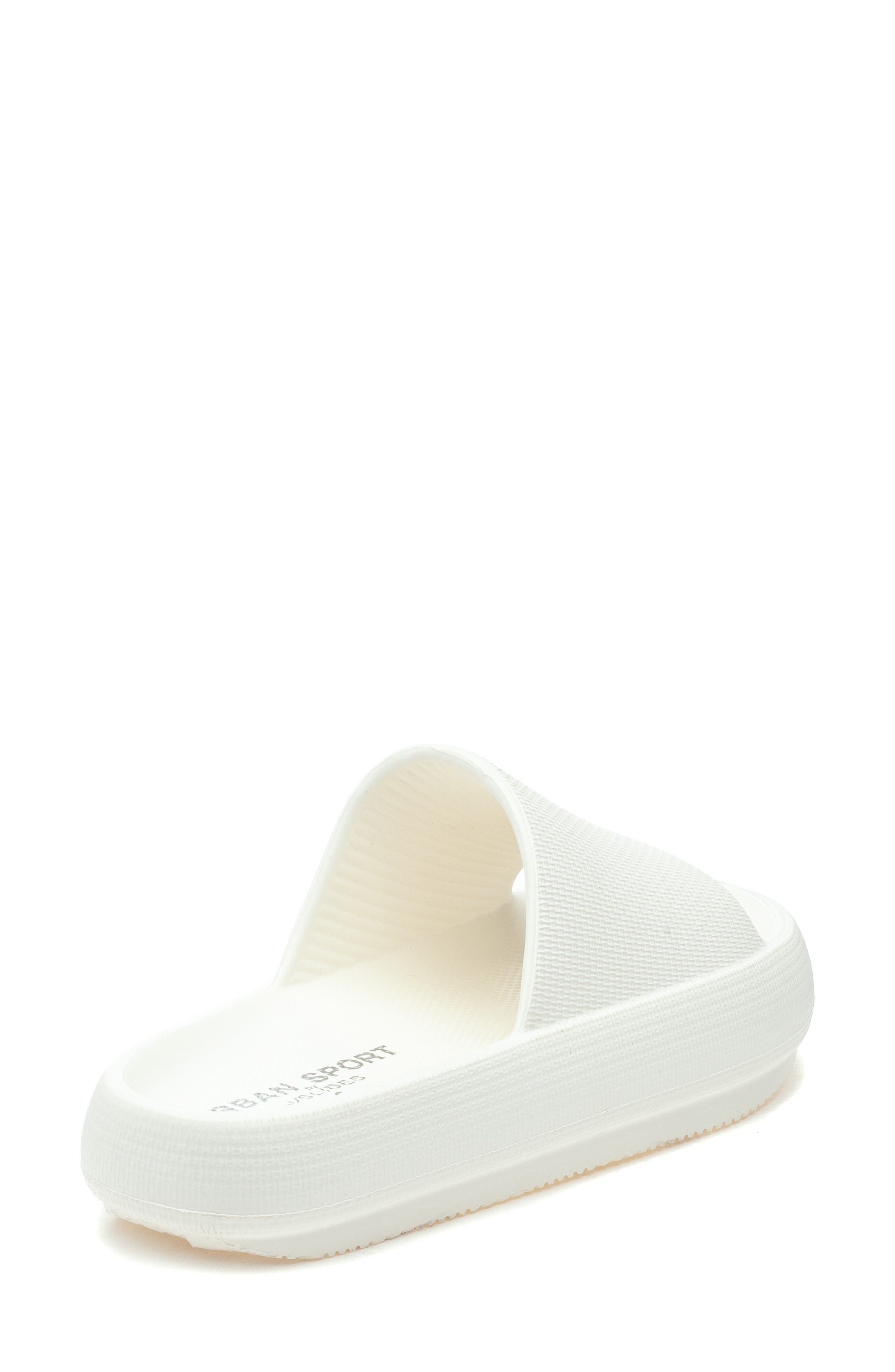 URBAN SPORT Squeezy Slide Sandal, Alternate, color, WHITE EVA