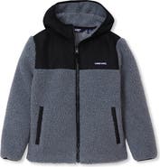 Lands' End Kids High Pile Fleece Hooded Jacket