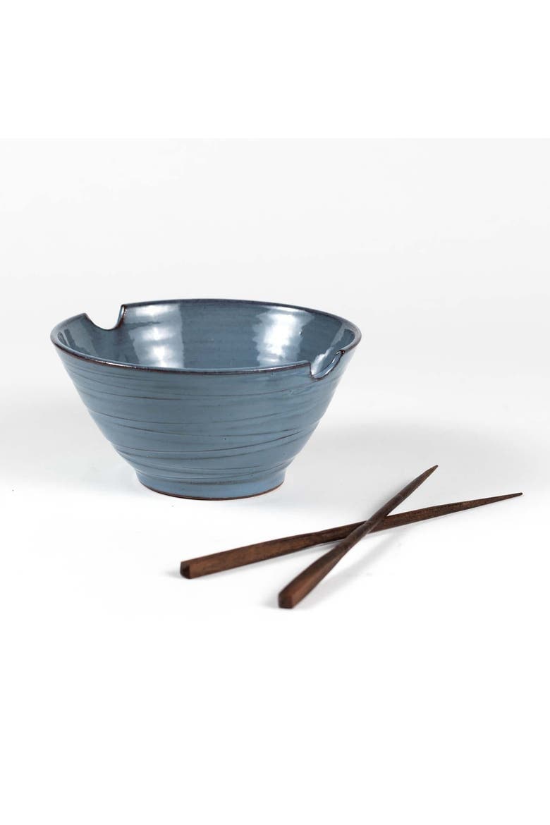 Chopsticks & Blue Bowl Set, Main, color, Blue