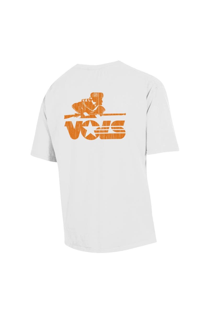 Comfort Wash Men's Comfort Wash White Tennessee Volunteers Vintage Logo T-Shirt, Alternate, color, 