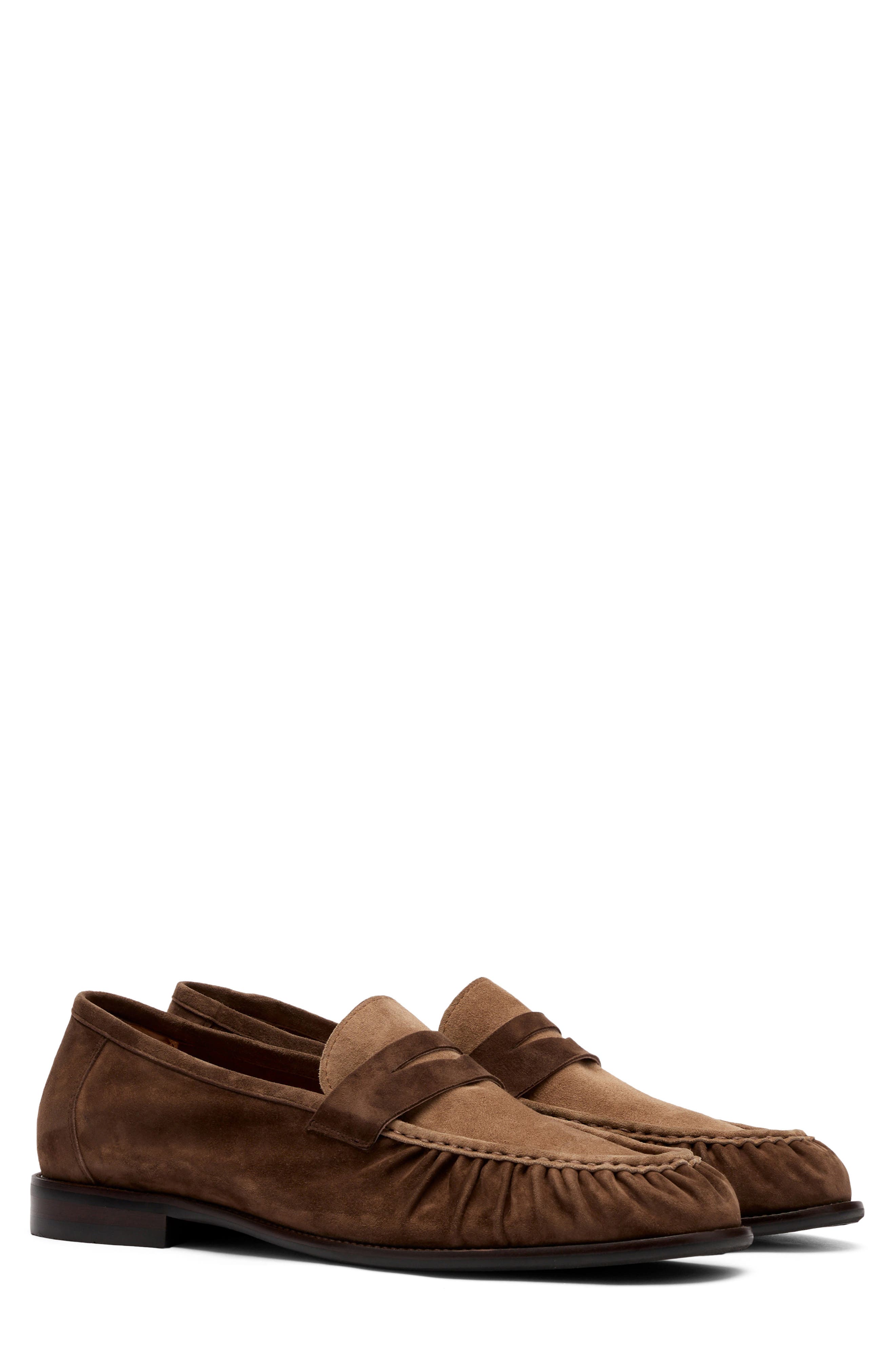 MARC NOLAN Kennedy Penny Loafer, Main, color, Triple Brown