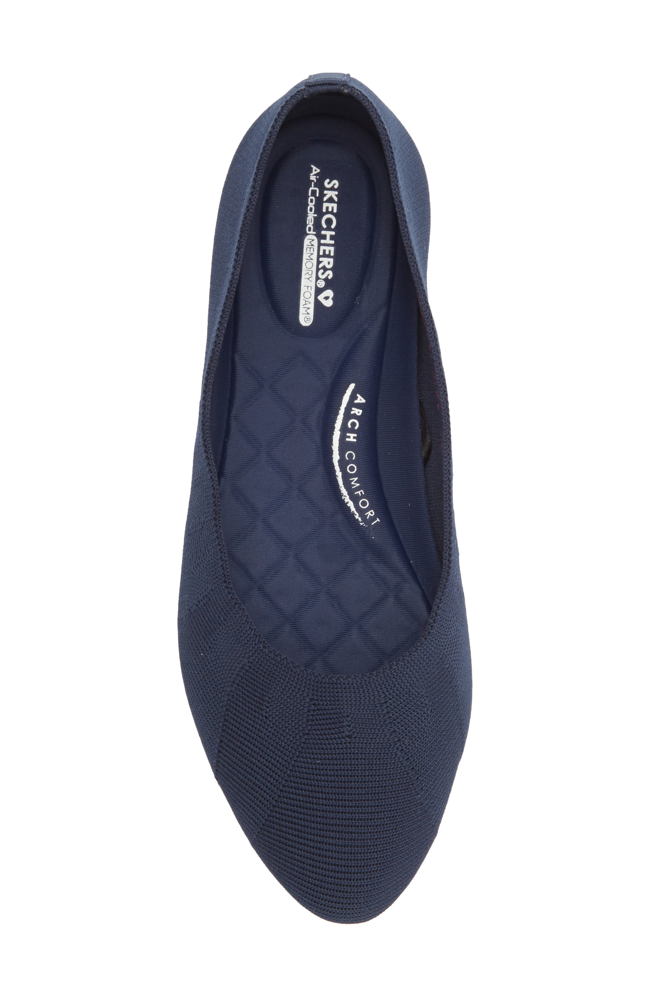 SKECHERS Cleo Style Slip-On Sneaker, Alternate, color, Navy