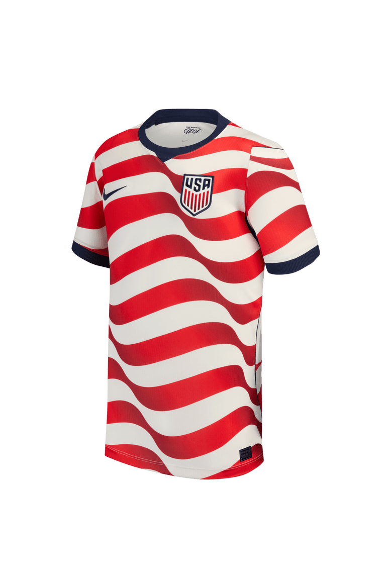 Youth Nike  White USMNT 2026 Home Stadium Replica Jersey, Alternate, color, White