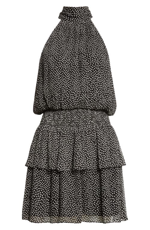 Ramy Brook Luana Tiered Silk Minidress In Multi