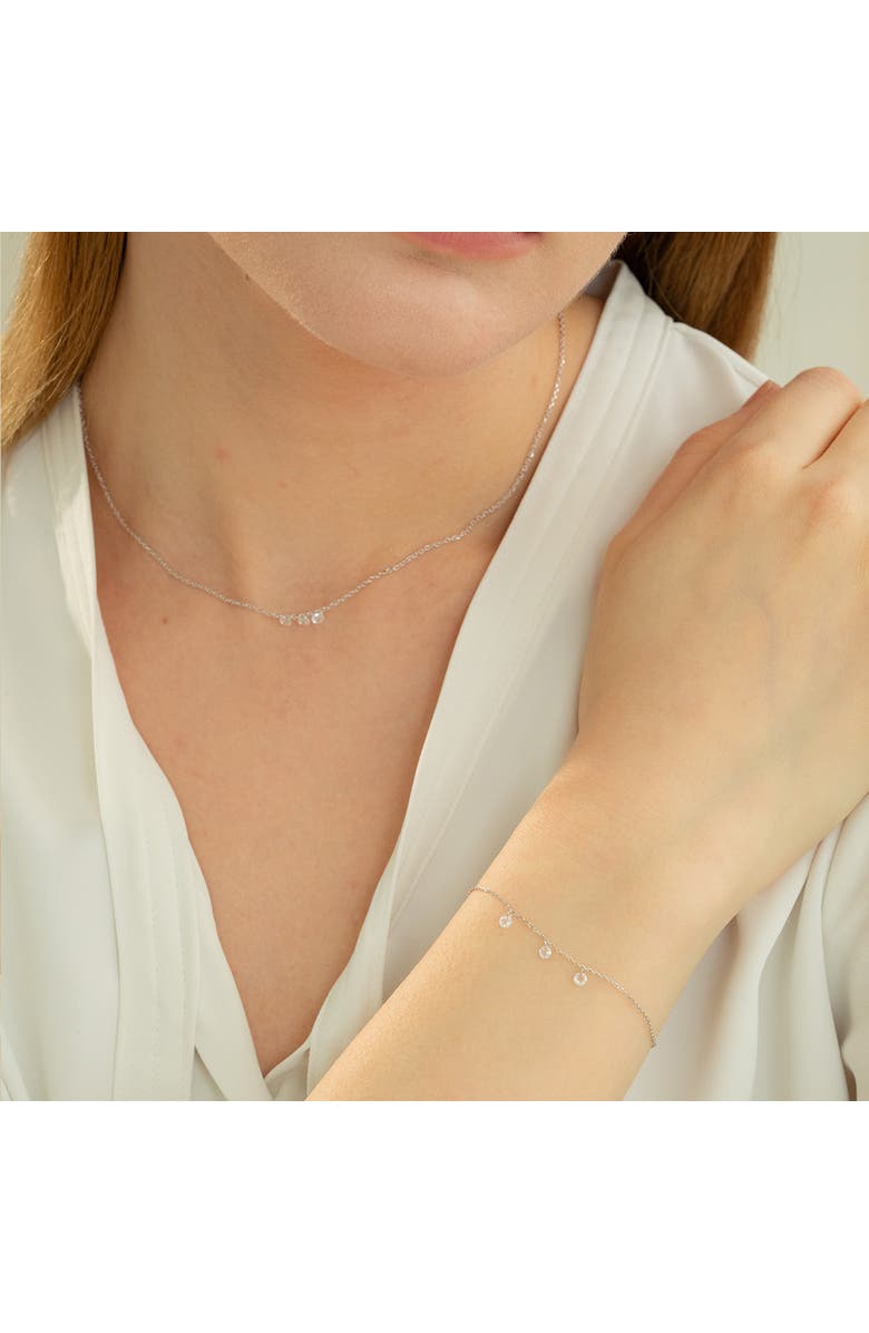 Bearfruit Jewelry Sterling Silver 18k Gold Plated Emmeline Bracelet Holiday Gift Idea, Alternate, color, Silver