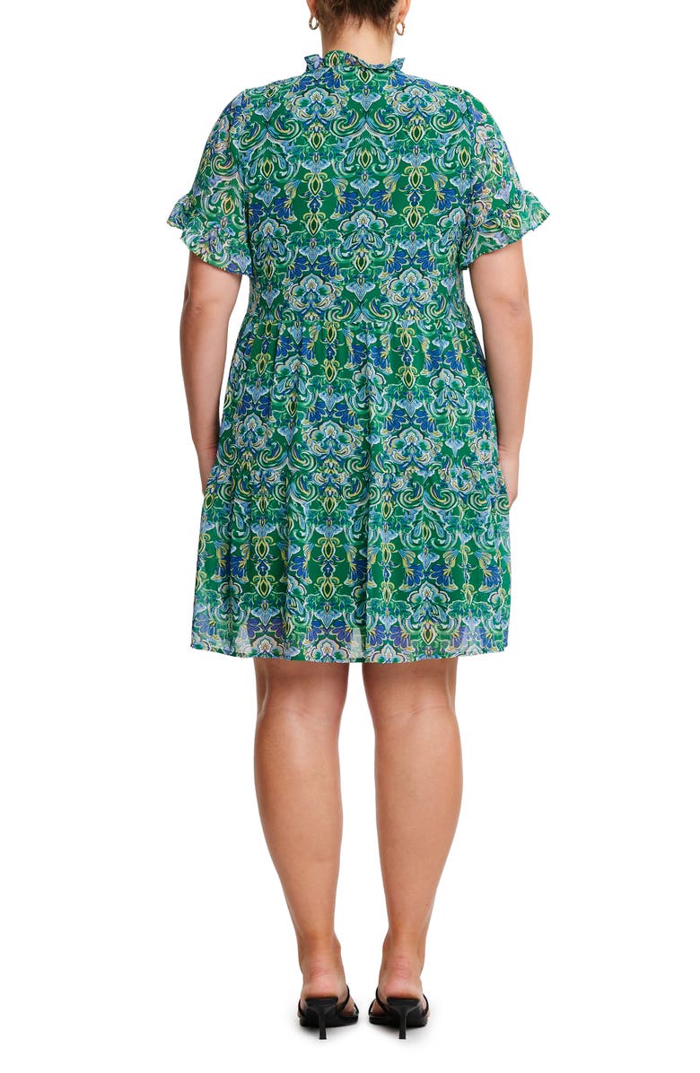 Estelle Mandala Ruffle Tiered Dress, Alternate, color, Print