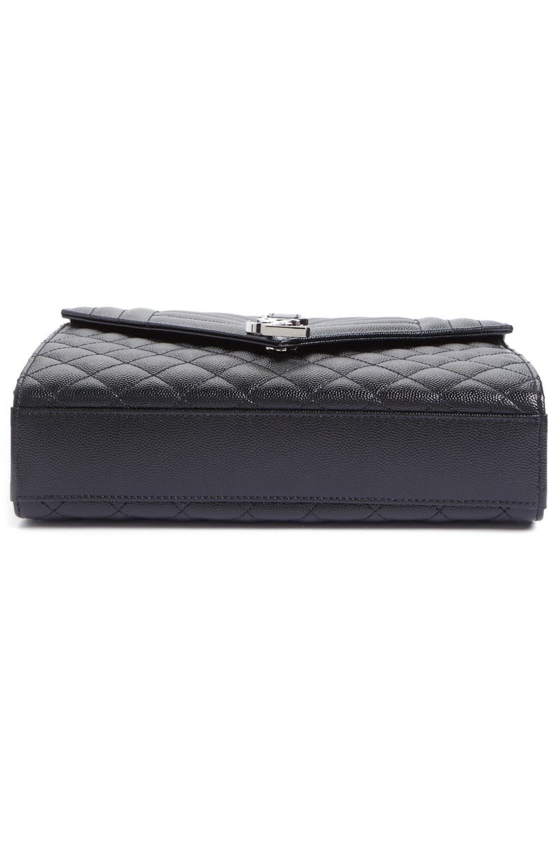 Saint Laurent Large Monogram Quilted Leather Shoulder Bag, Alternate, color,