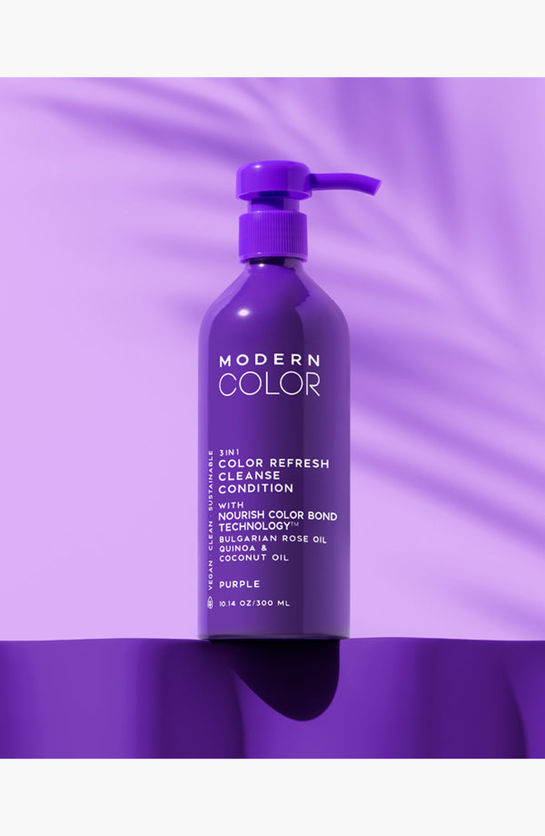 Modern Color Violet 3-In-1 Hair Color Refresh Cleanse Conditioner, Alternate, color, Single