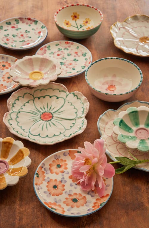 Rice By Rice Flower Shaped Side Plate