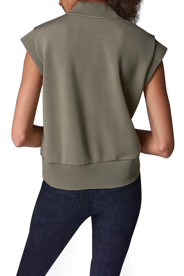 Jet Setter Dolman Half Zip Pullover Top, Alternate, color, SAGE