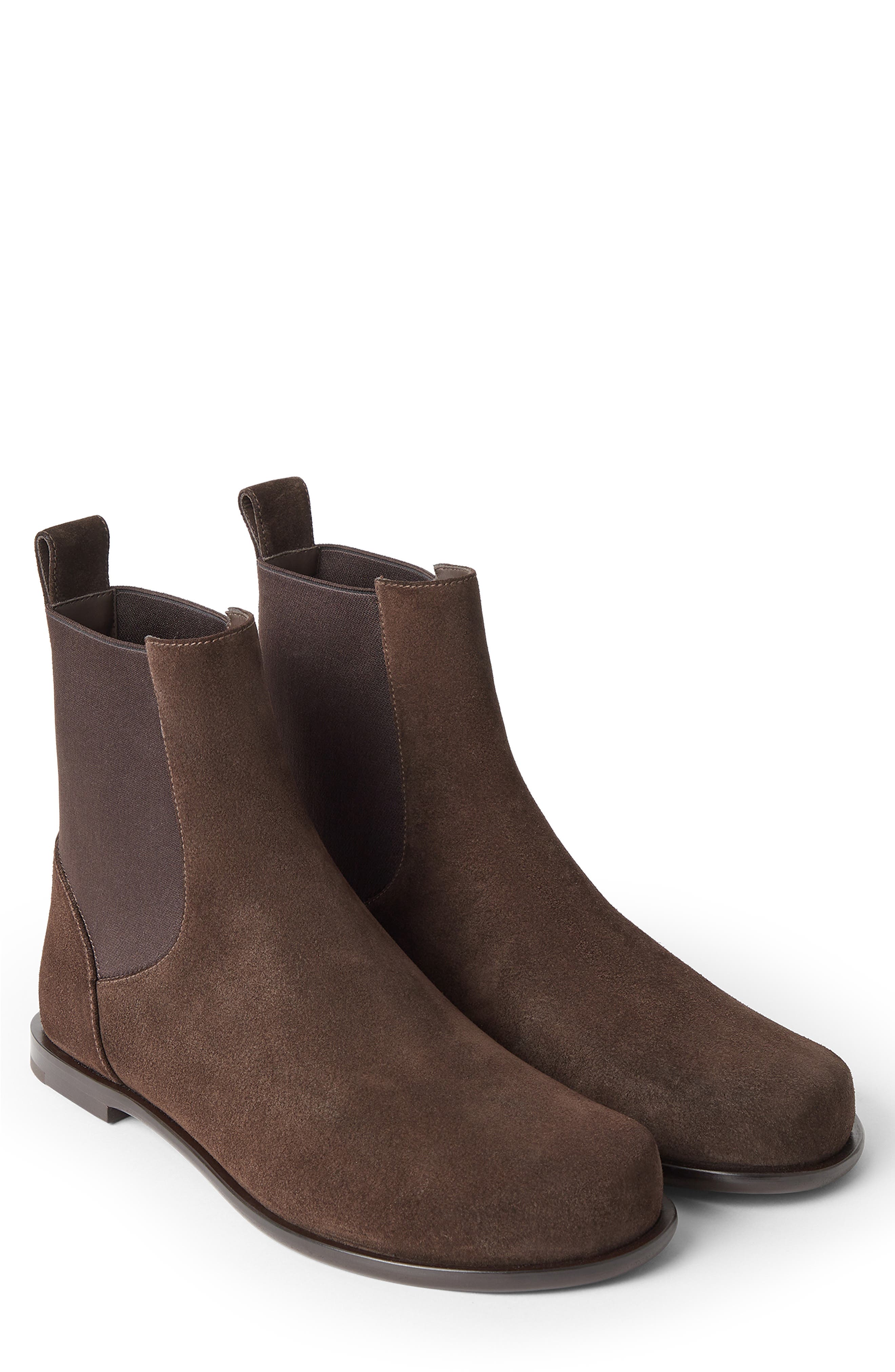 Fendi Stivaletto Chelsea Boot, Alternate, color, F1tox Dark Brown Moro