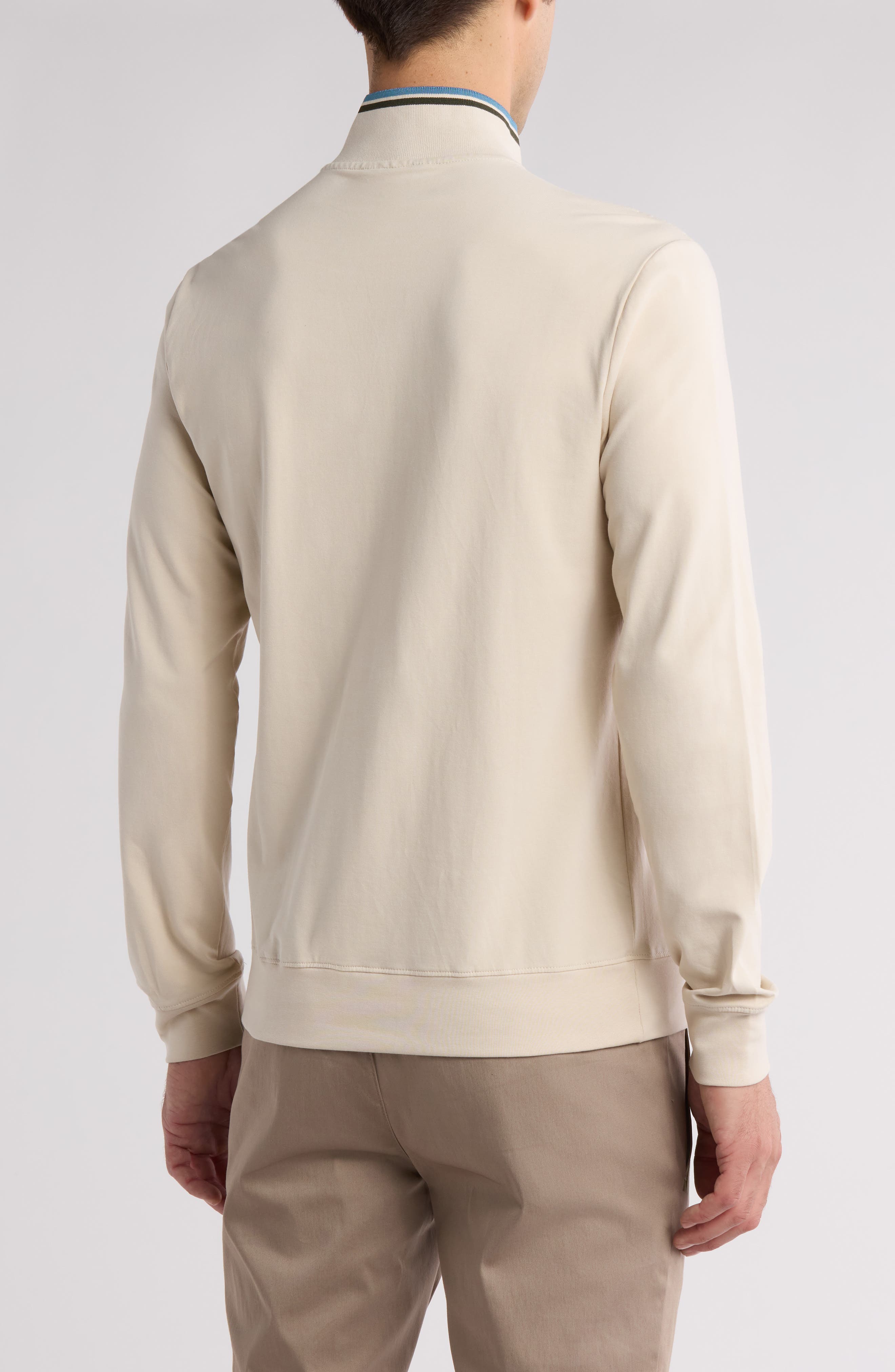 Ben Sherman Interlock Quarter Zip Pullover (Men) | Nordstrom