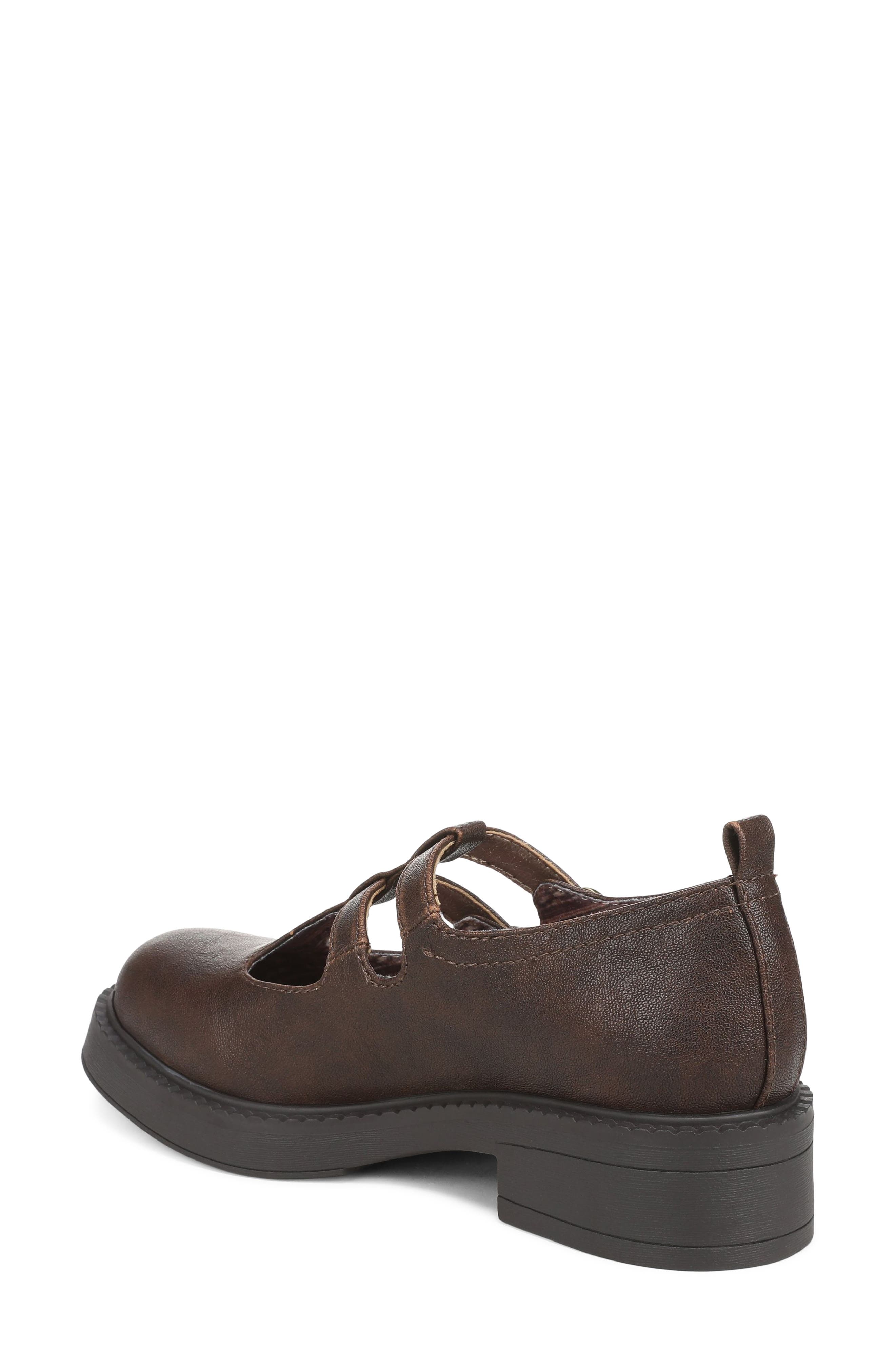 Venice Jane Faux Leather Mary Jane, Alternate, color, BROWN FAUX LEATHER