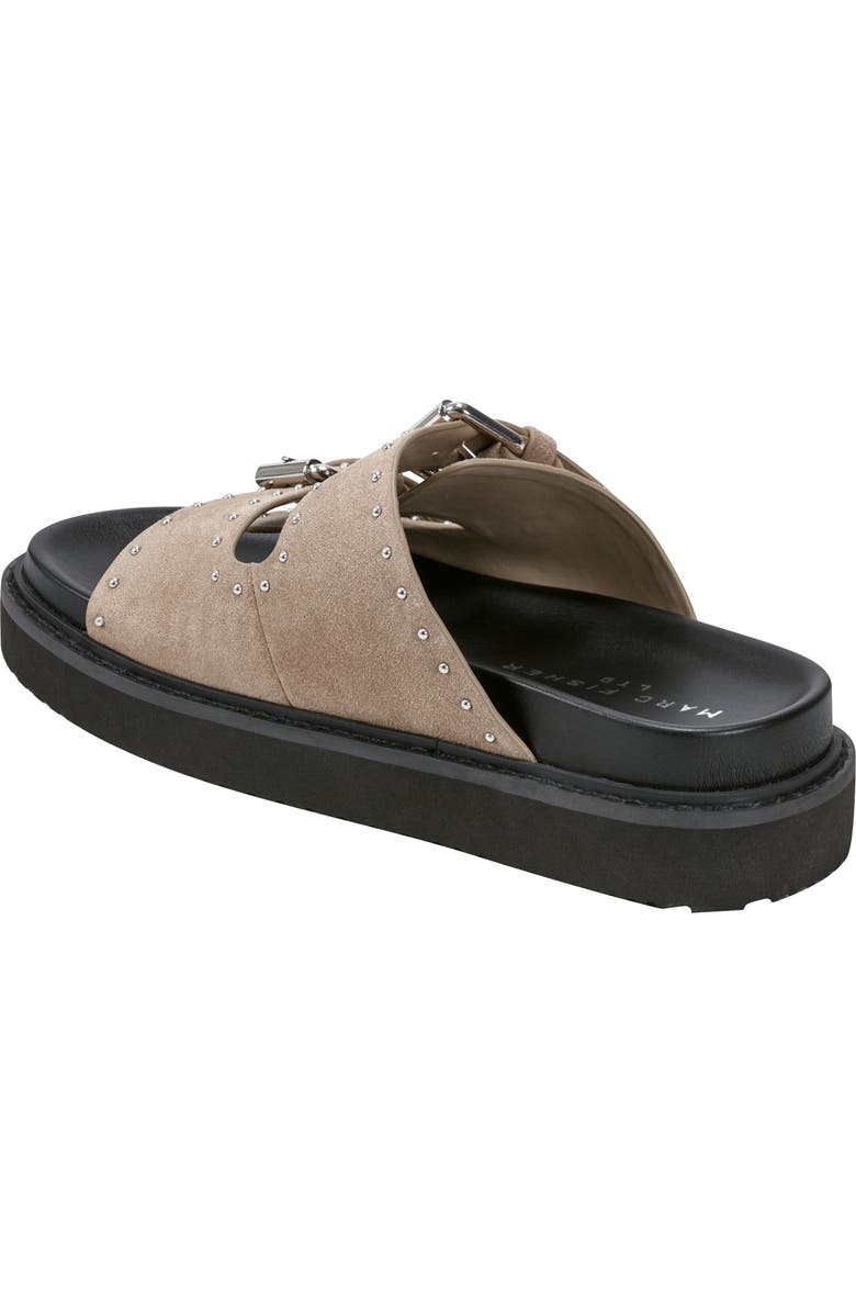 Marc Fisher LTD Agusta Slide Sandal, Alternate, color, Taupe
