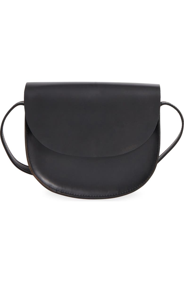 Street Level Leather Crossbody Bag, Main, color,