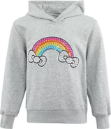 Lola + The Boys Rainbow Bows Gem Hoodie