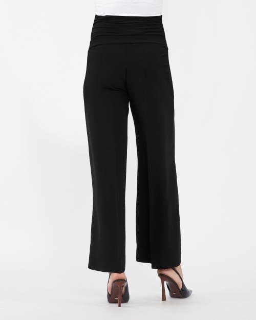 Ripe Maternity Alexa Wide Leg Maternity Pants In Black