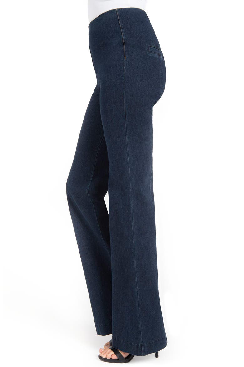 'Lyssentials Wide Leg Denim Trousers, Alternate, color, INDIGO