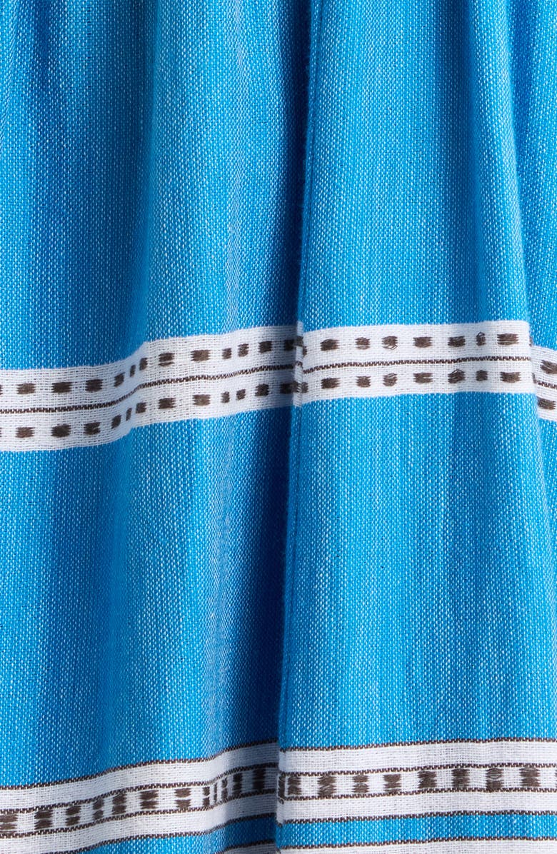 lemlem Gete Hand Woven Cotton Cover-Up Dress, Alternate, color, Amira Baltic