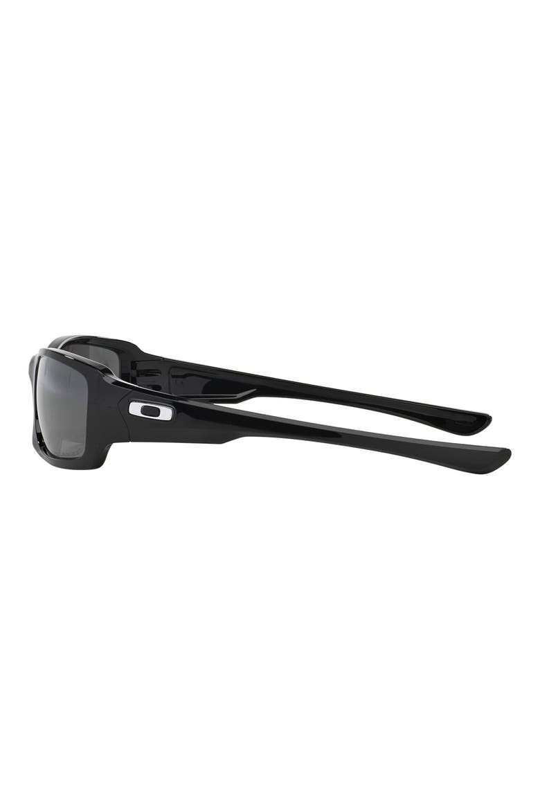 'Fives Squared' 54mm Polarized Sunglasses, Alternate, color, POLISHED BLACK/BLACK IRIDIUM