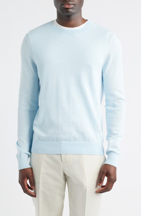 Crewneck Cotton & Cashmere Sweater