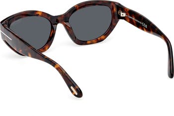 Penny 55mm Polarized Geometric Sunglasses